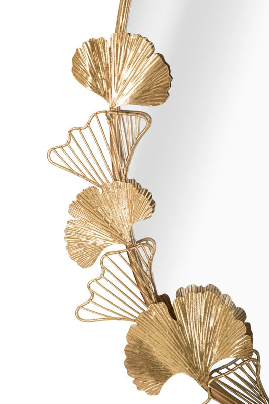 Wandspiegel Bladeren Glam Goud 78x61.5x3 cm