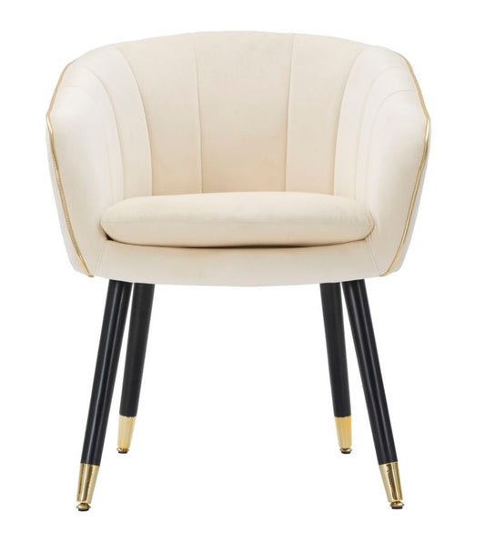 Fauteuil Paris Crema/Gold 78x62x58 cm