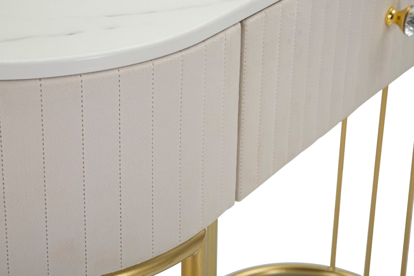 Console Montpellier Glam Crème 75x100x40 cm