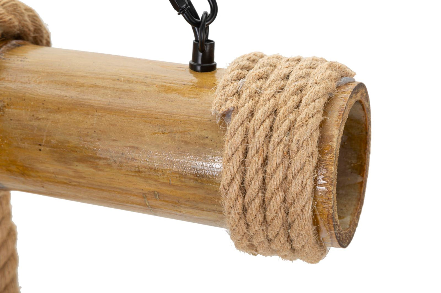 Plafondlamp Bamboe/Touw Boho Chic 120x80x15 cm