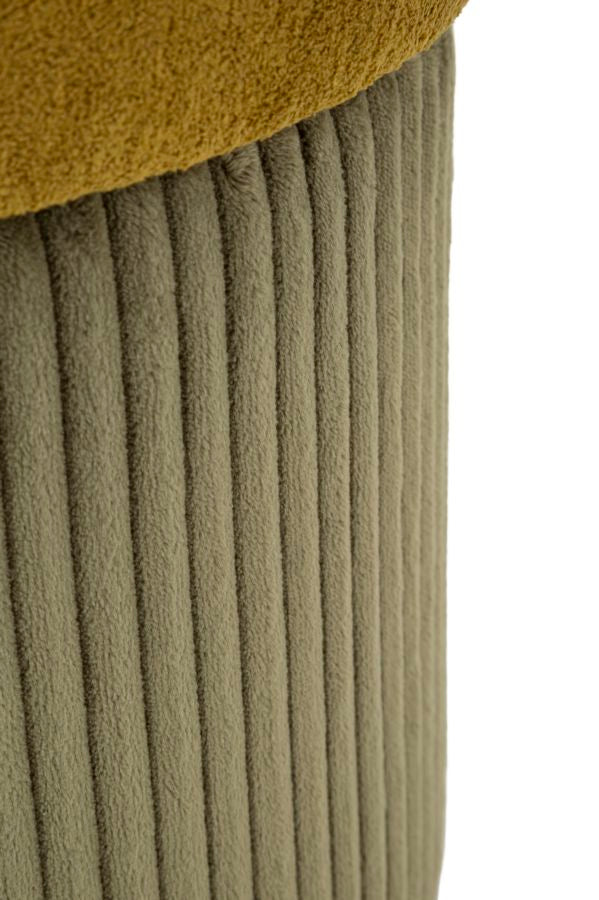 Opbergpuf Aspen Groen Set 2 Stuks