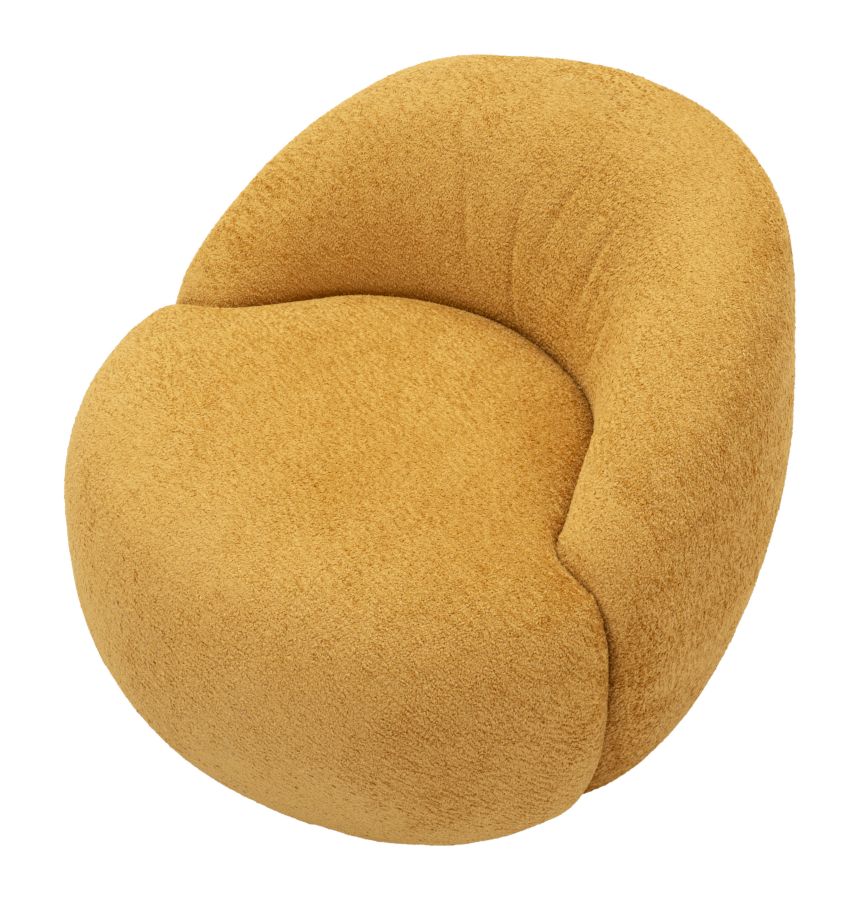 Ginevra Fauteuil Mosterd 64x81x78 cm