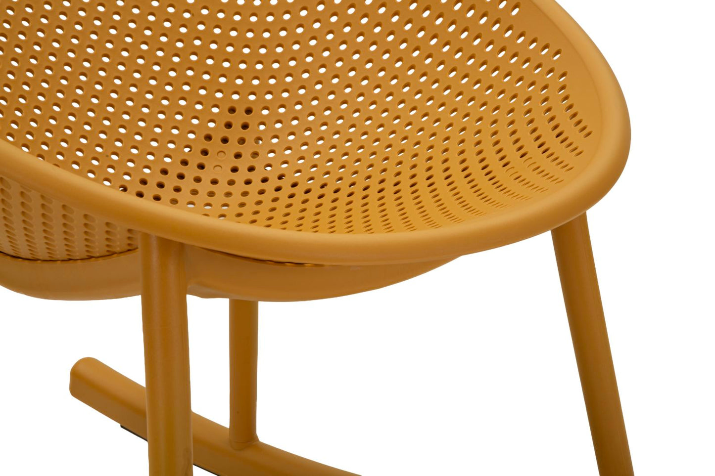 Ibiza Mosterd Schommelstoel 80x66x88 cm