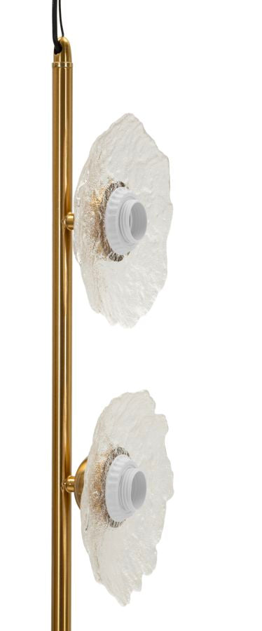 Emily Verticale Plafondlamp Transparant Glas 110x15x16 cm