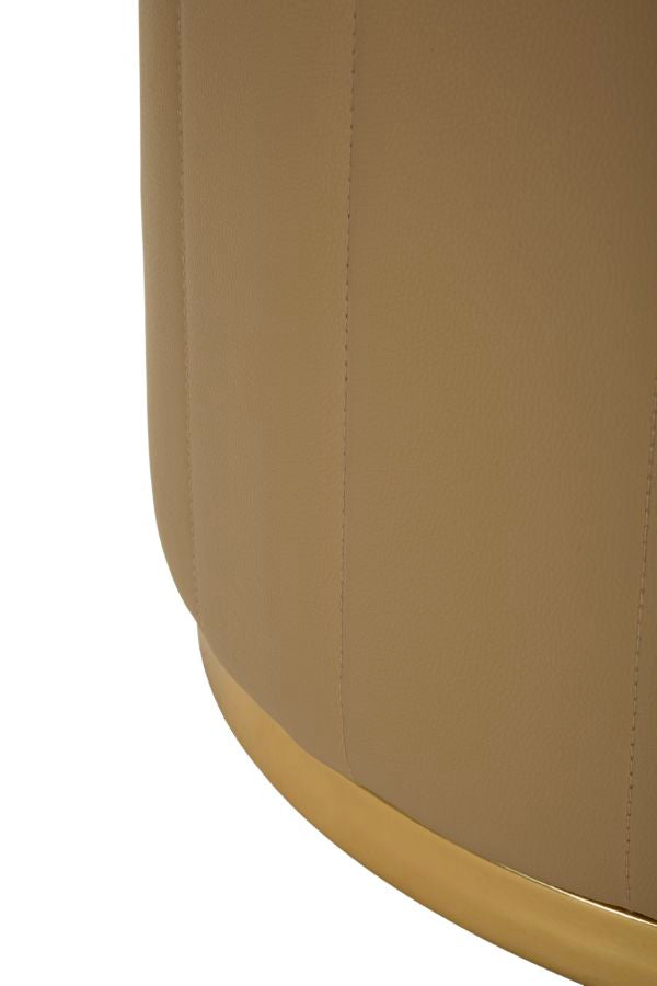 London Pouf Met Opbergruimte Bruin 44x46.5x46.5 cm