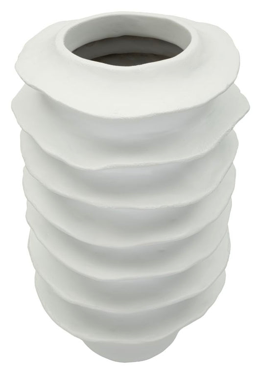 Moderne Vaas Met Golfpatroon 47x29x29 cm