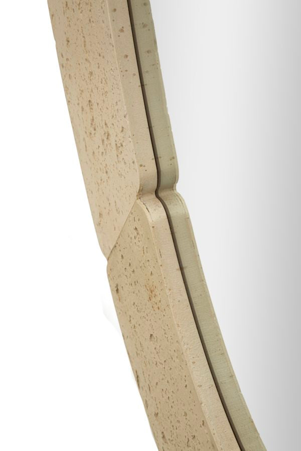 Natuurlijke Stijl Ovale Wandspiegel 119.5x70x3 cm
