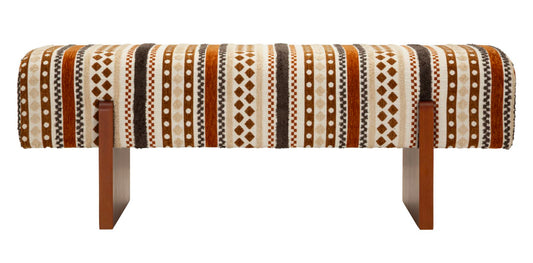 Multicolor Ethnic Style Bank 43x120x45 cm