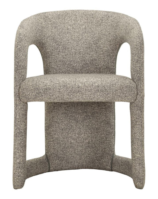 Moderne Grijze Fauteuil Met Armleuningen 78x57x50 cm