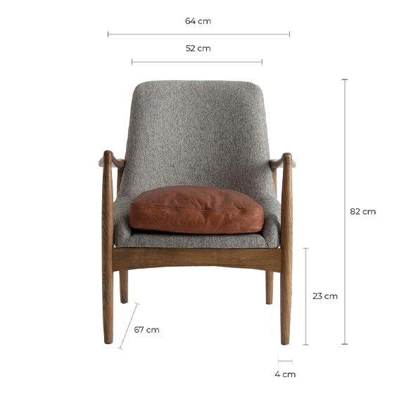 Elati Fauteuil 68x76x83 cm