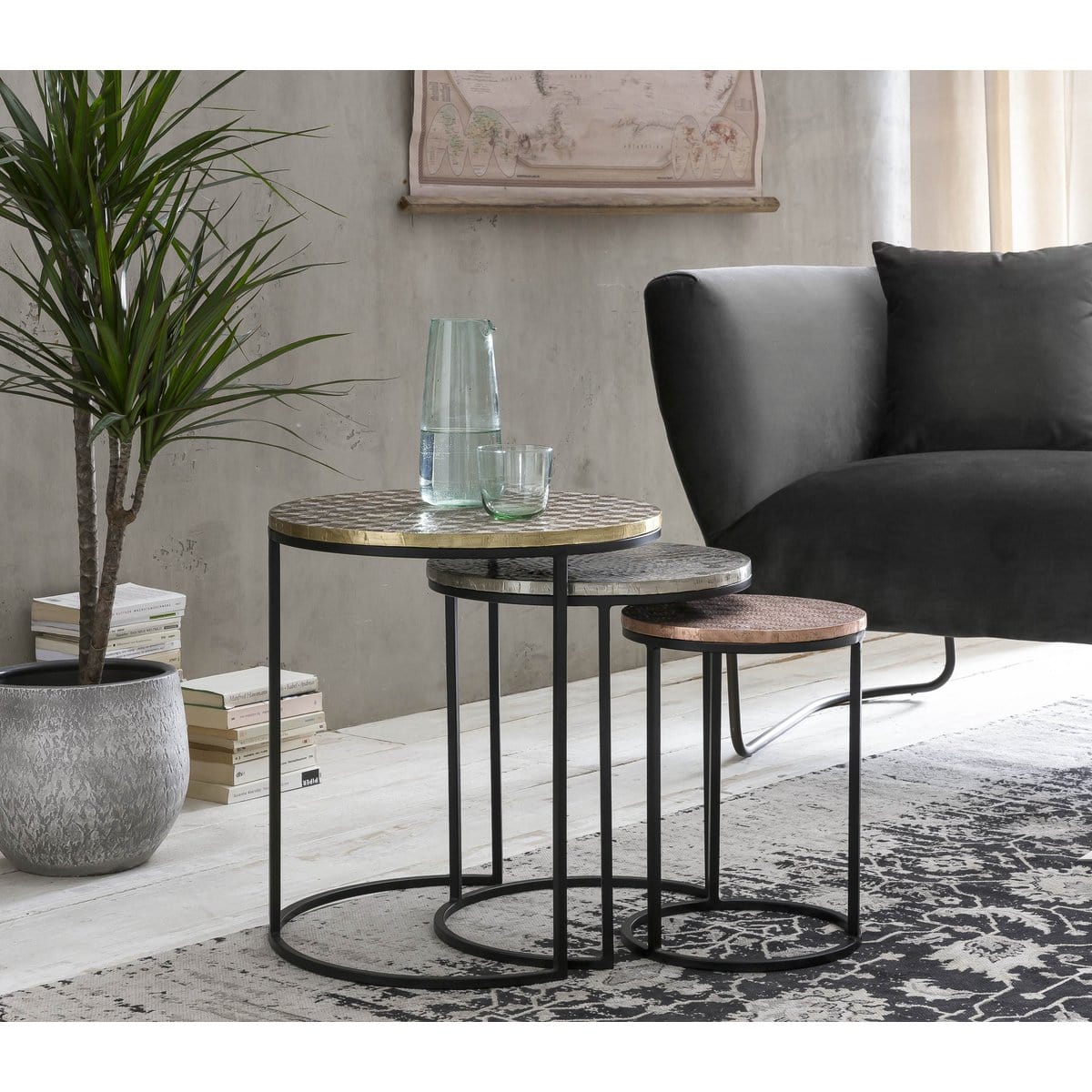 SIT Möbel Im- und Export 3-delige tafel