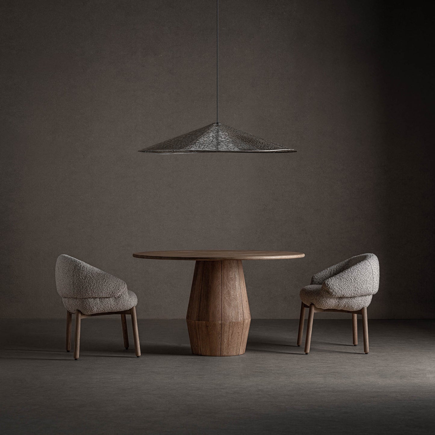 Jacquard Eettafel Hedendaags Design 130x130x75 cm