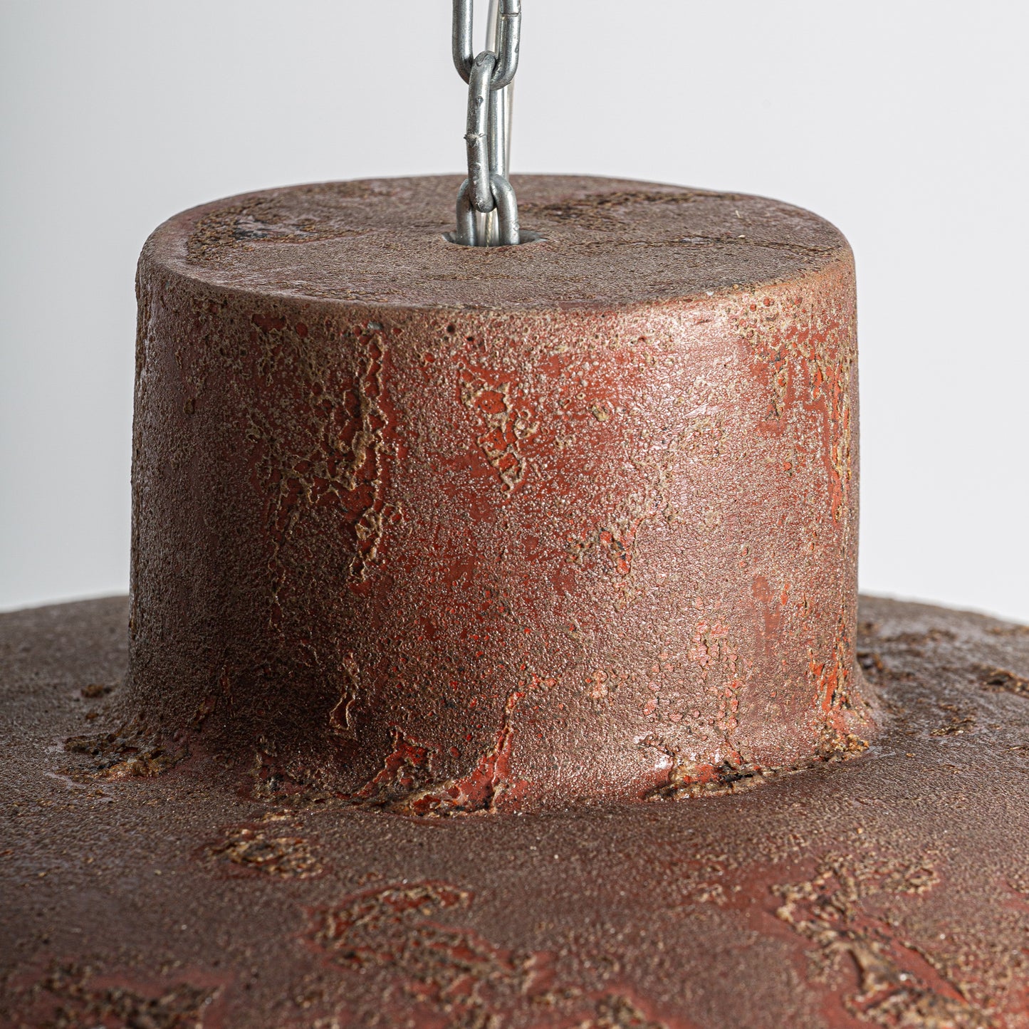 Betonnen Plafondlamp Donkerrood 40x40x33 cm