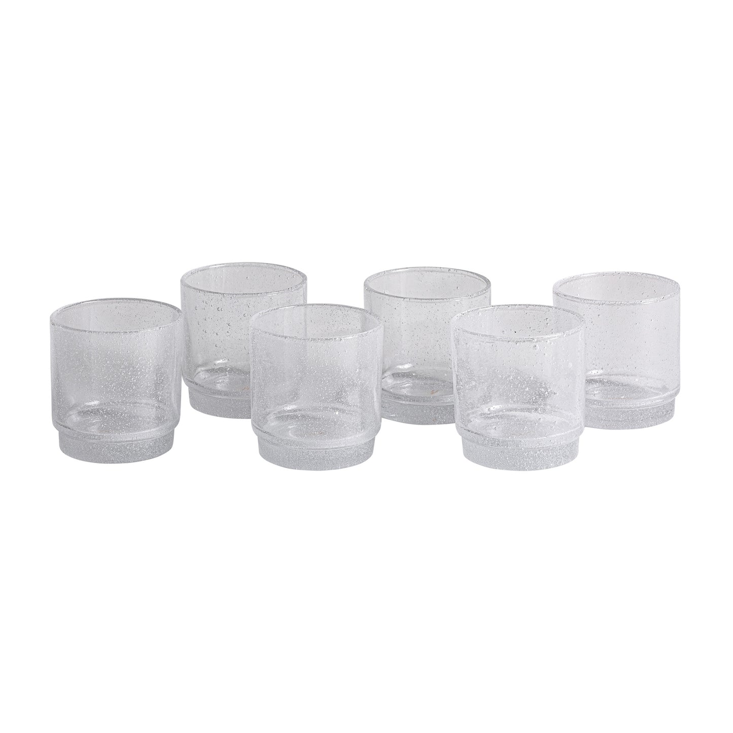 Mesey Glazen Set (6 stuks) 8x8x10 cm