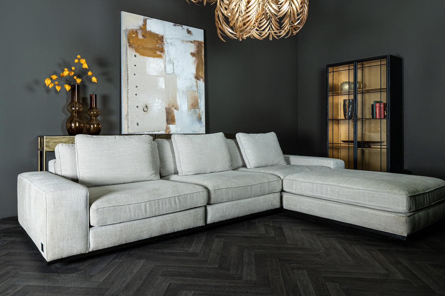 Block Sofa Corner Piece Juke 12 Taupe