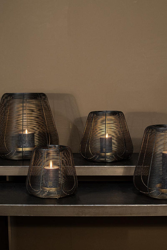 Jaden Black Iron Stormlight Small Border Round L