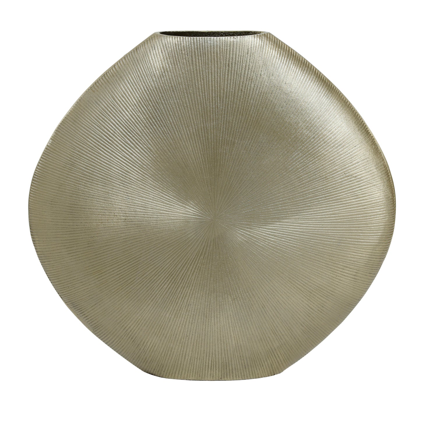 Tiro gouden aluminium pot ovaal met streeppatroon