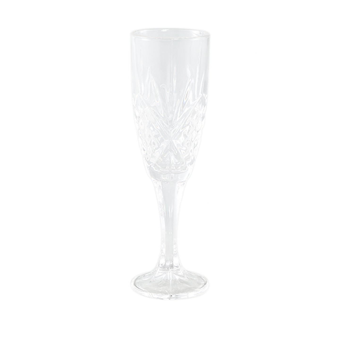 Glass Crystal Champagneglas Set van 6 Stuks - 6 Sets 21.5x6.5x6.5 cm