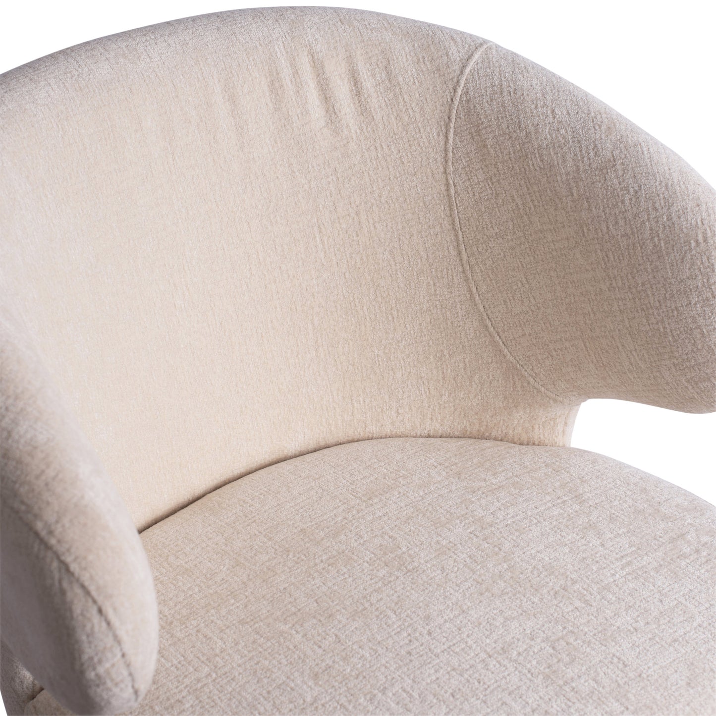 Fiori White 9852 Dining Chair Black Wood Legs