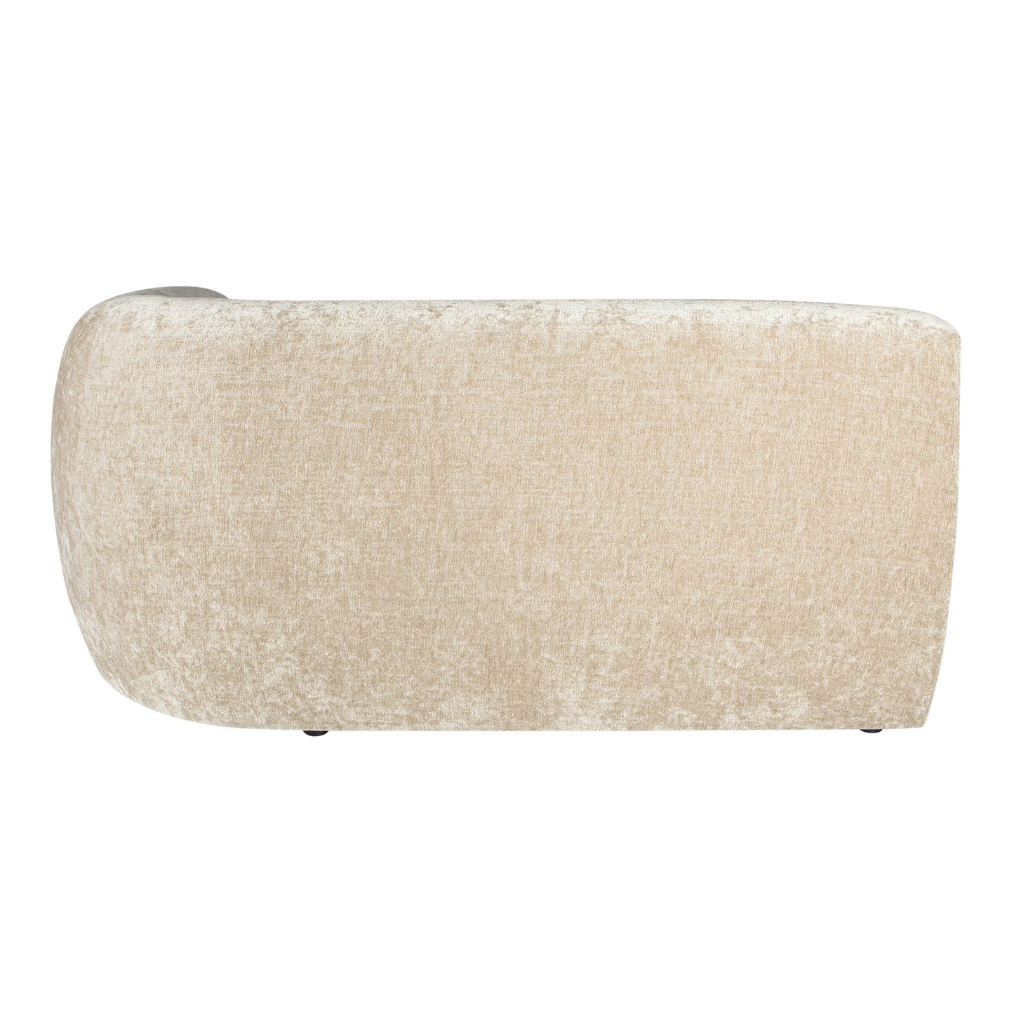 Lujo Sofa Cream Fiore Fabric 2-Zits Met Rechter Armleuning 71x166x100 cm