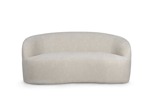 Bohne Cream Nanci Fabric Tweezitsbank 82x171x102 cm