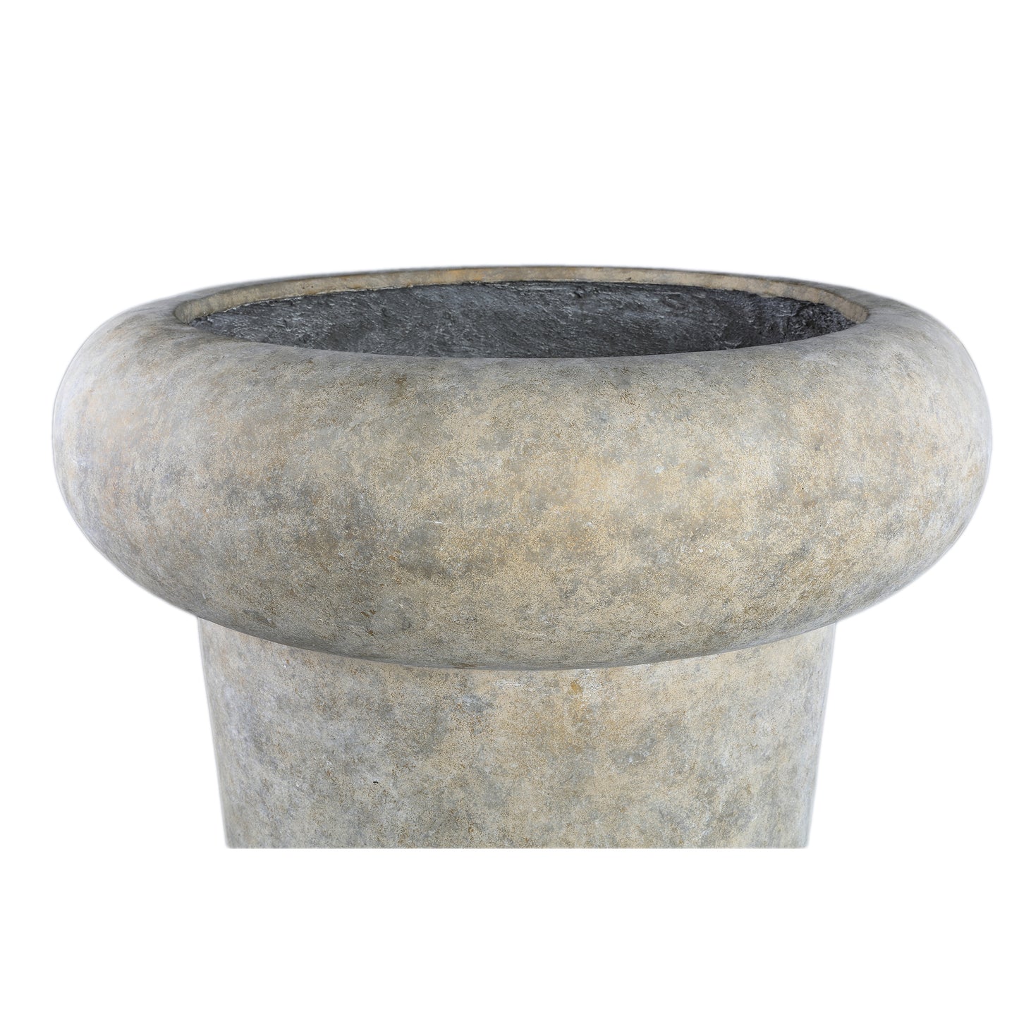 Megga Brown Grote Brushed Cement Pot Dik 90x80x80 cm