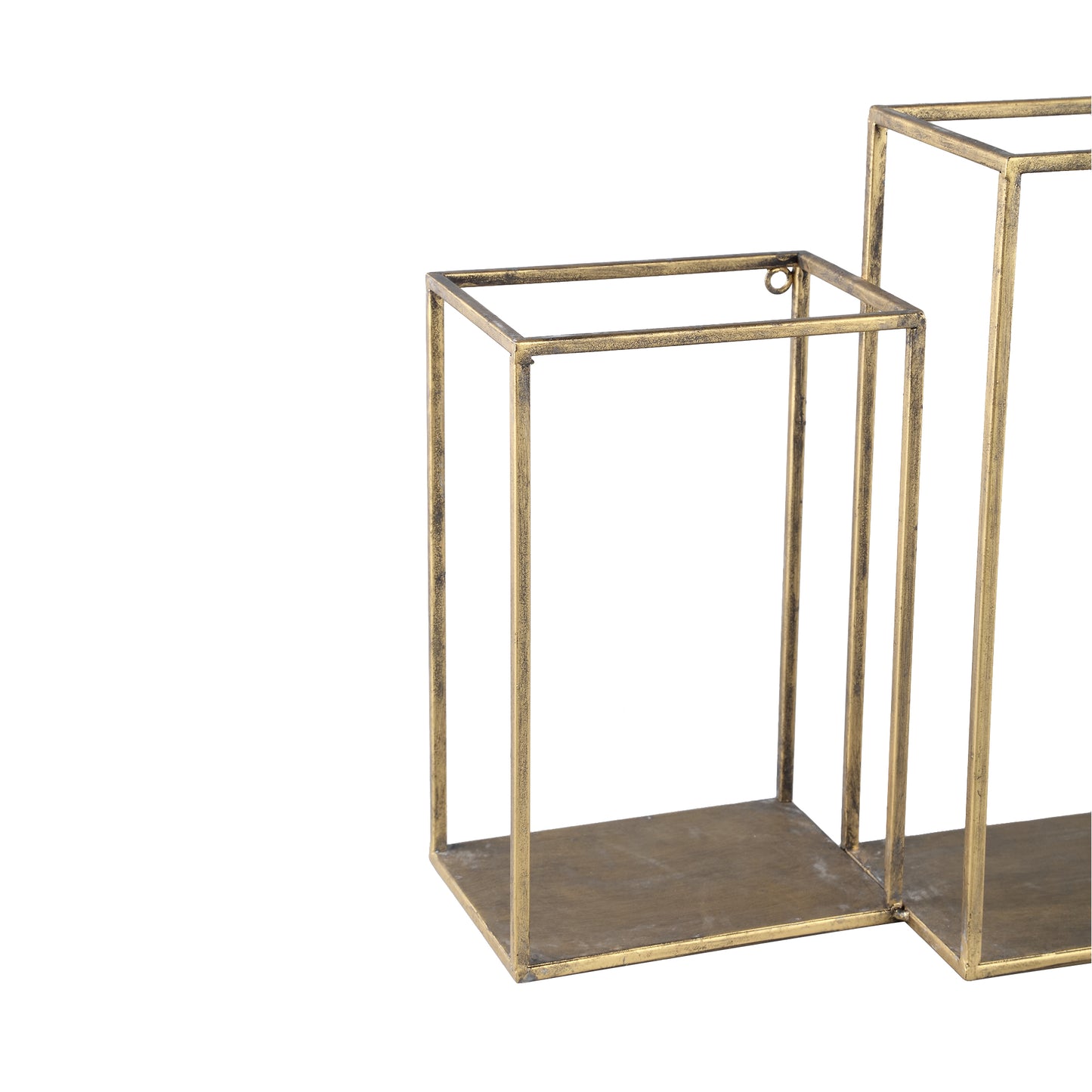 Rumpa Gouden Ijzeren Wandrek Rechthoek Open Vakken 41.5x93x19.5 cm
