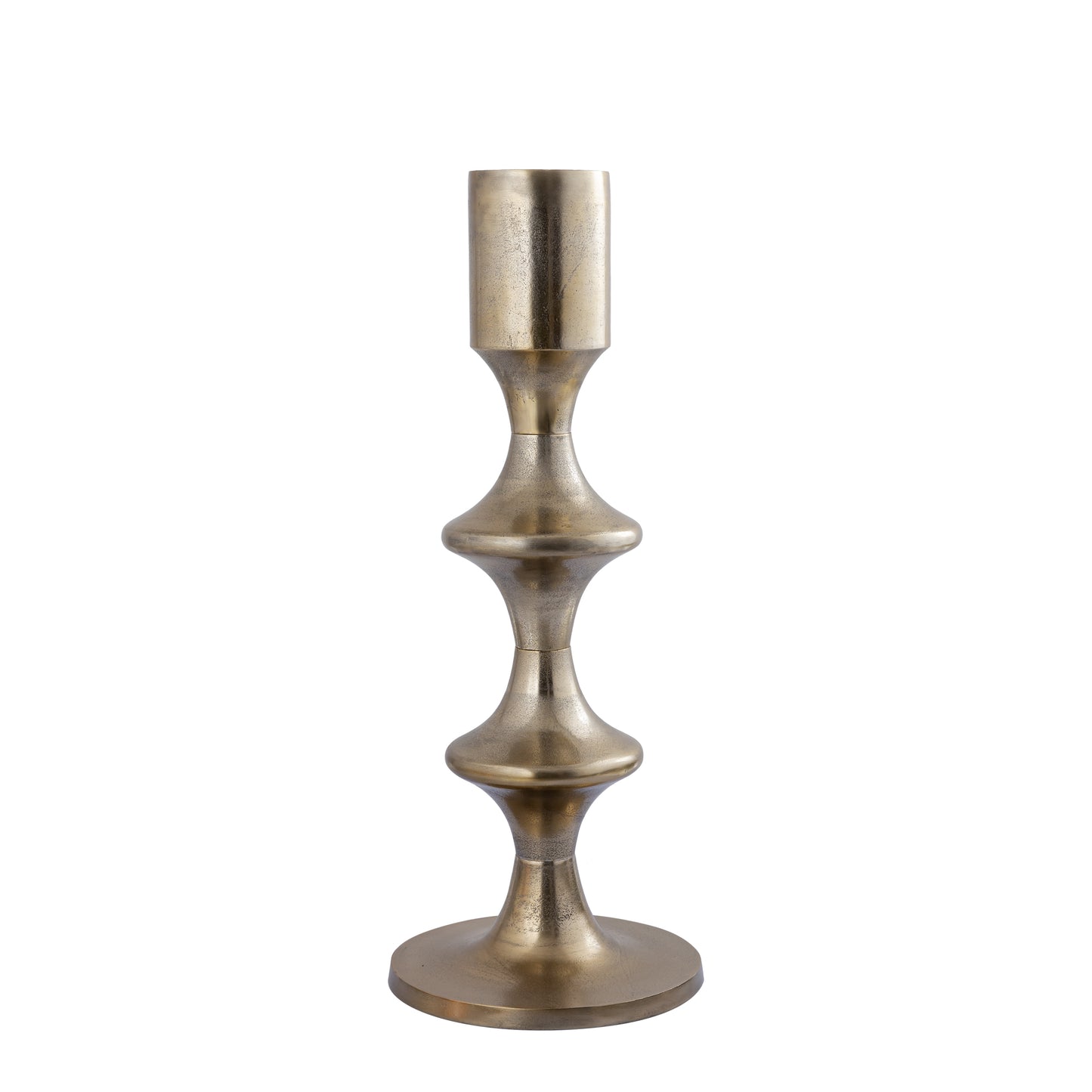 Taika Gouden Aluminium Ronde Kandelaar Laag 73x31x31 cm