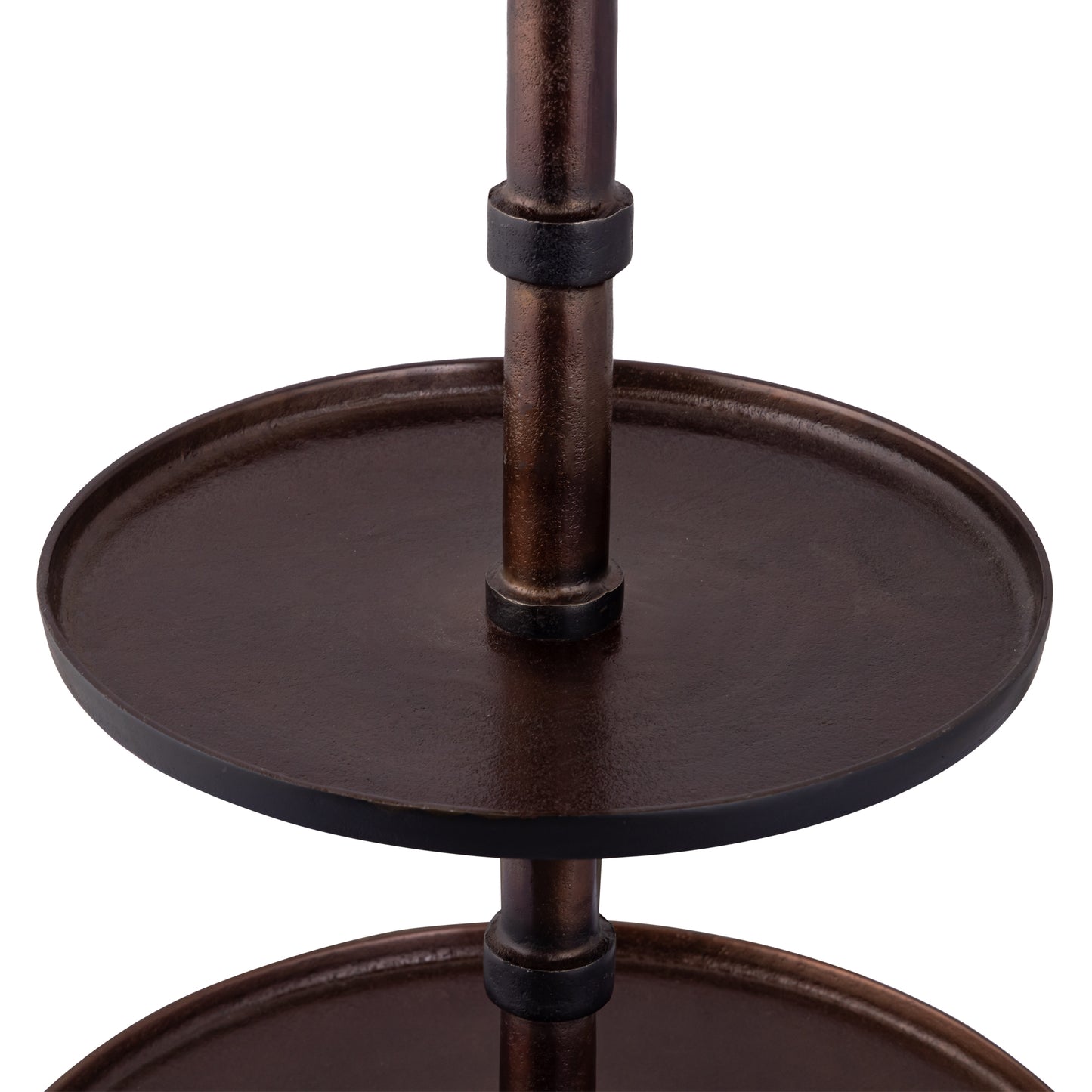 Glinda Koper Aluminium Etagère Rond S 103x49x49 cm