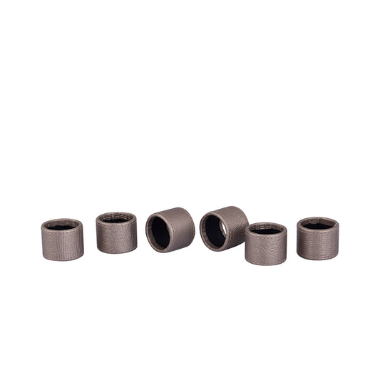 Rafal Champagne Servetring Set van 6 Stuks 3.5x5x5 cm