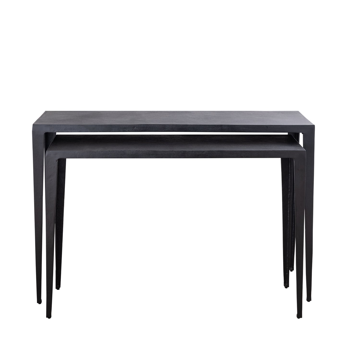 Rivva Black Casted Alu Rectangle Side Table Sv2