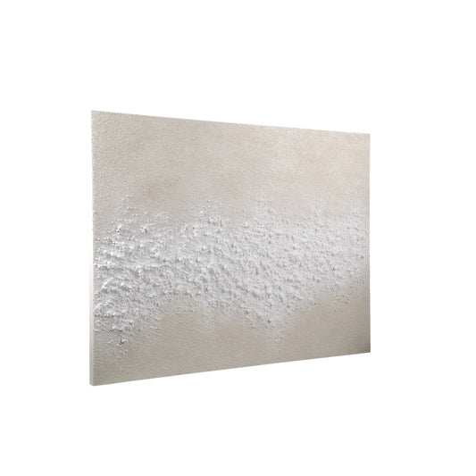 Sheban Natuurlijk Linnen Wandpaneel Golf 120x90x3.5 cm