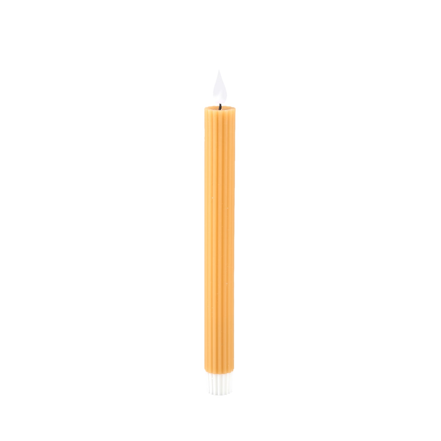 Led Diner Candle Gestreept Roest Flakkerend Set Van 6 - 6 Sets 22x2x2 cm