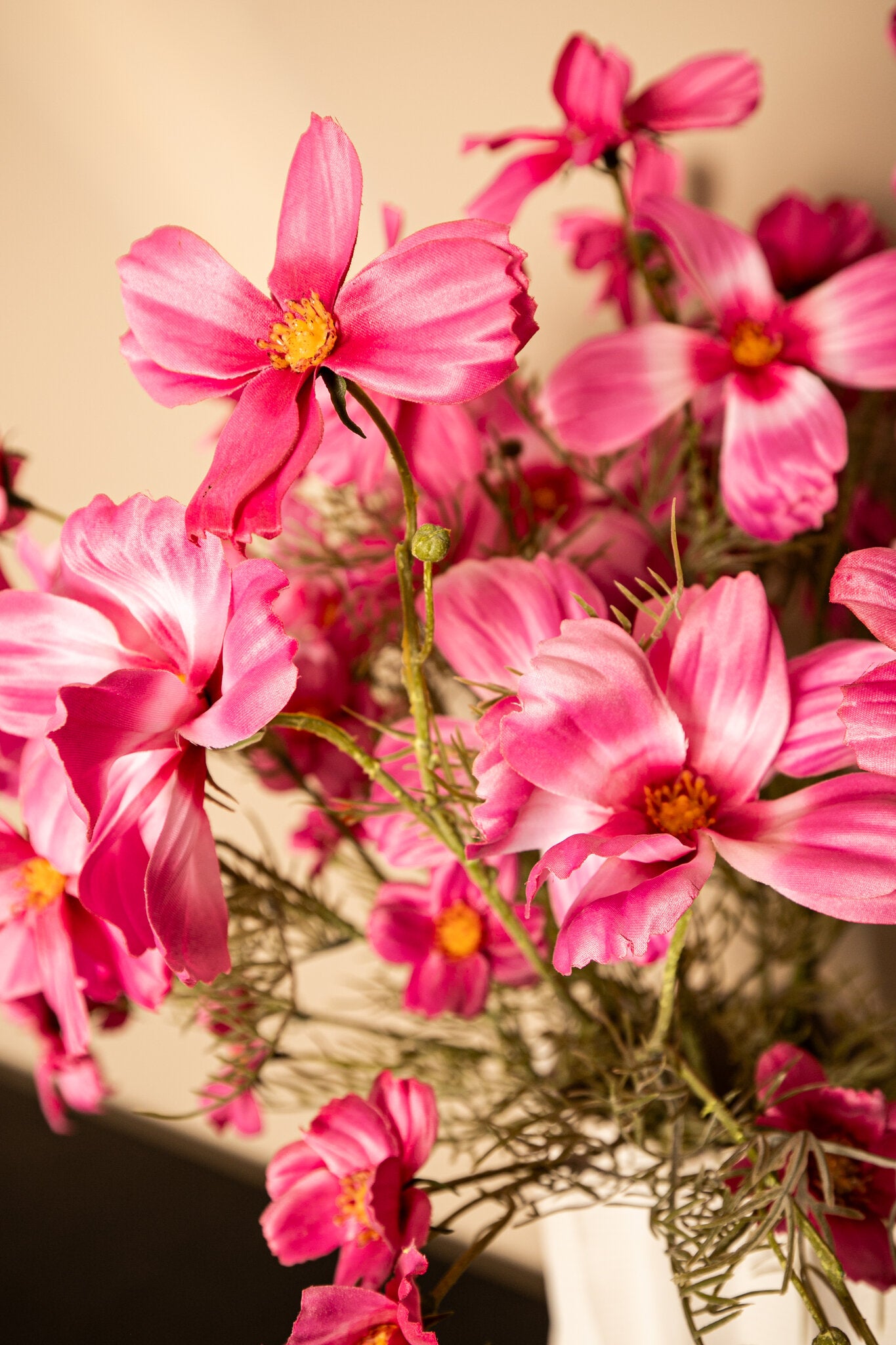 Garden Flower Roze Cosmos Spray - Set van 12 75x32x21 cm
