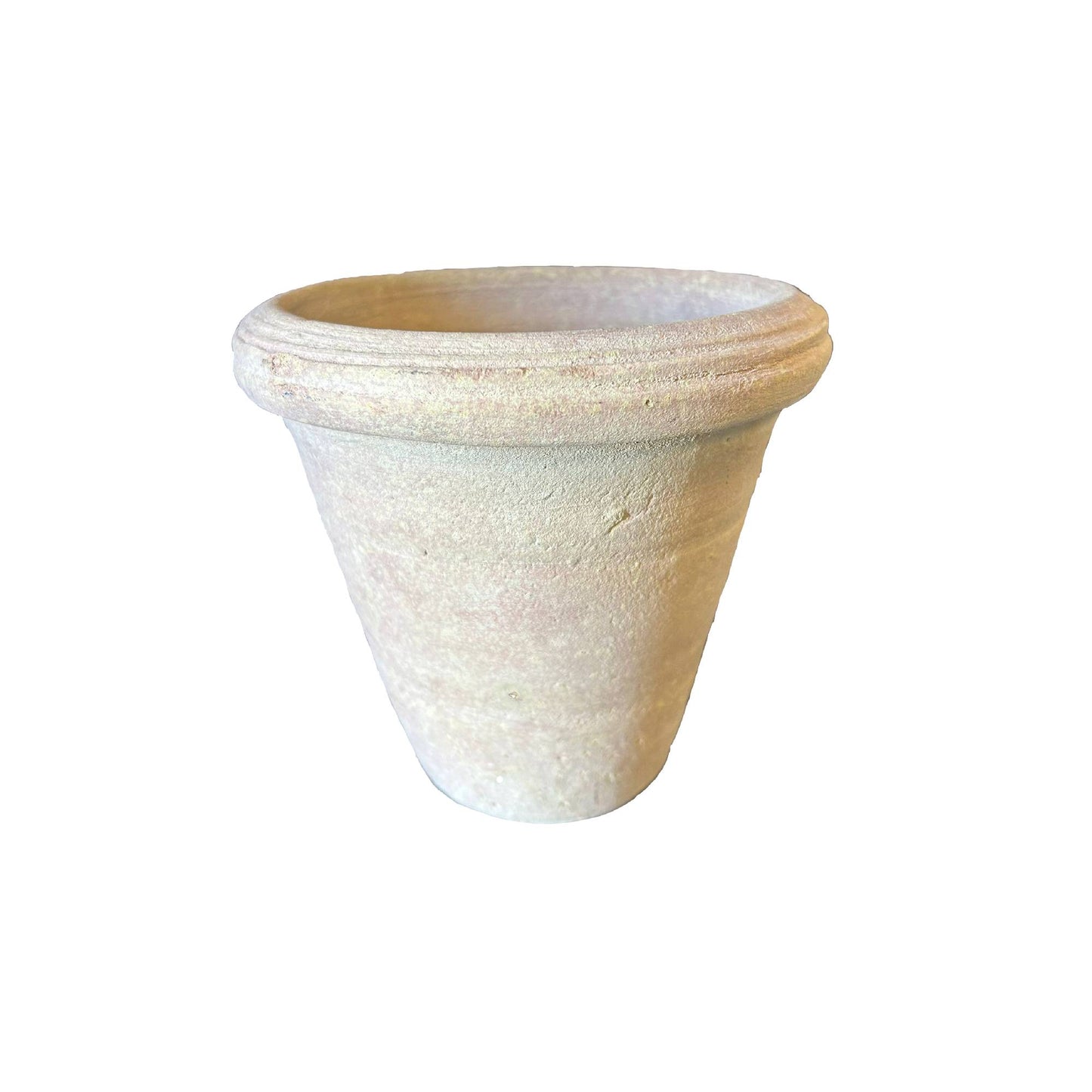 Nella Beige Terracotta Ronde Pot Met Rand XS - Set van 12 9x10x10 cm