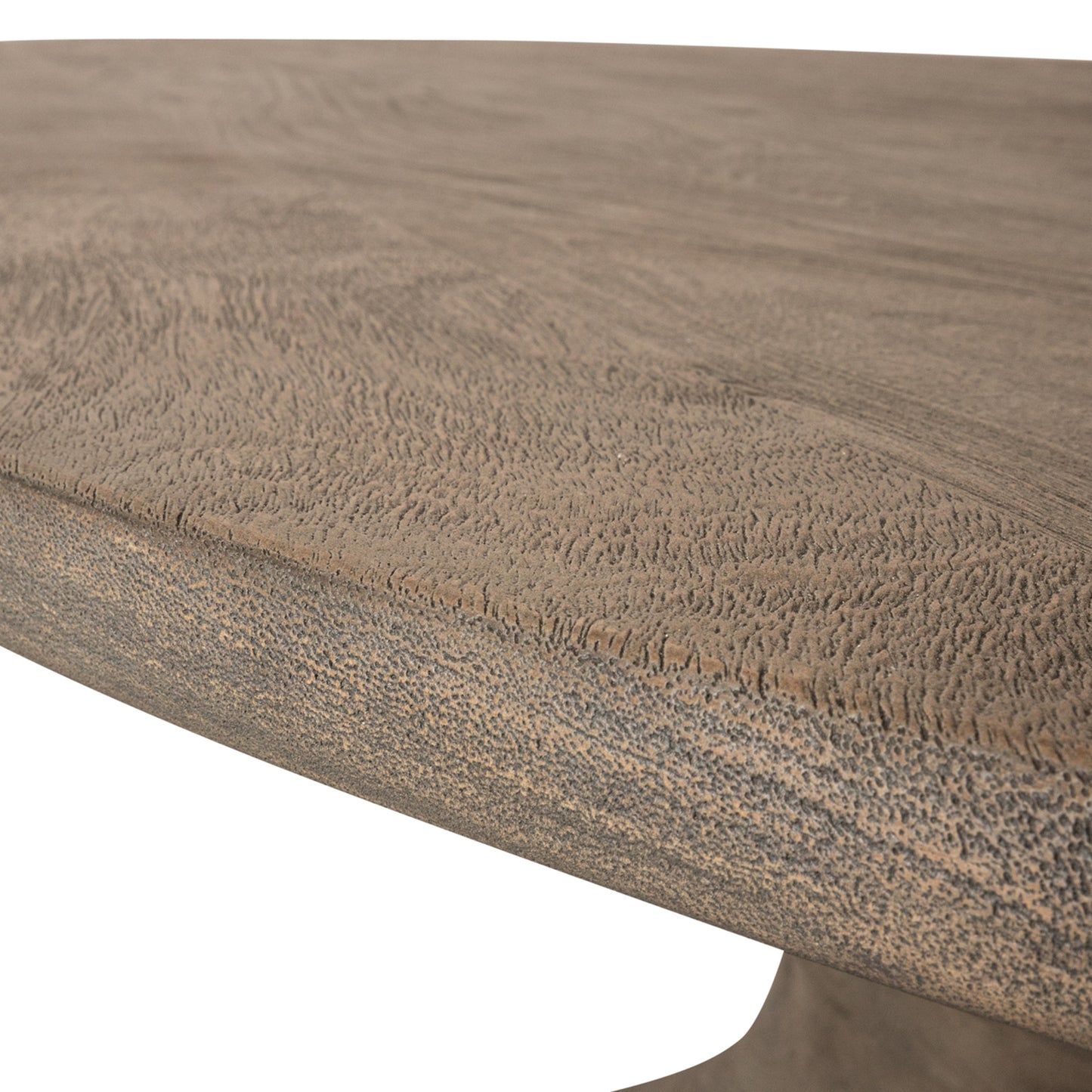 Nemo Grijze Mangohout Eettafel Ovaal 220cm 77x220x110 cm