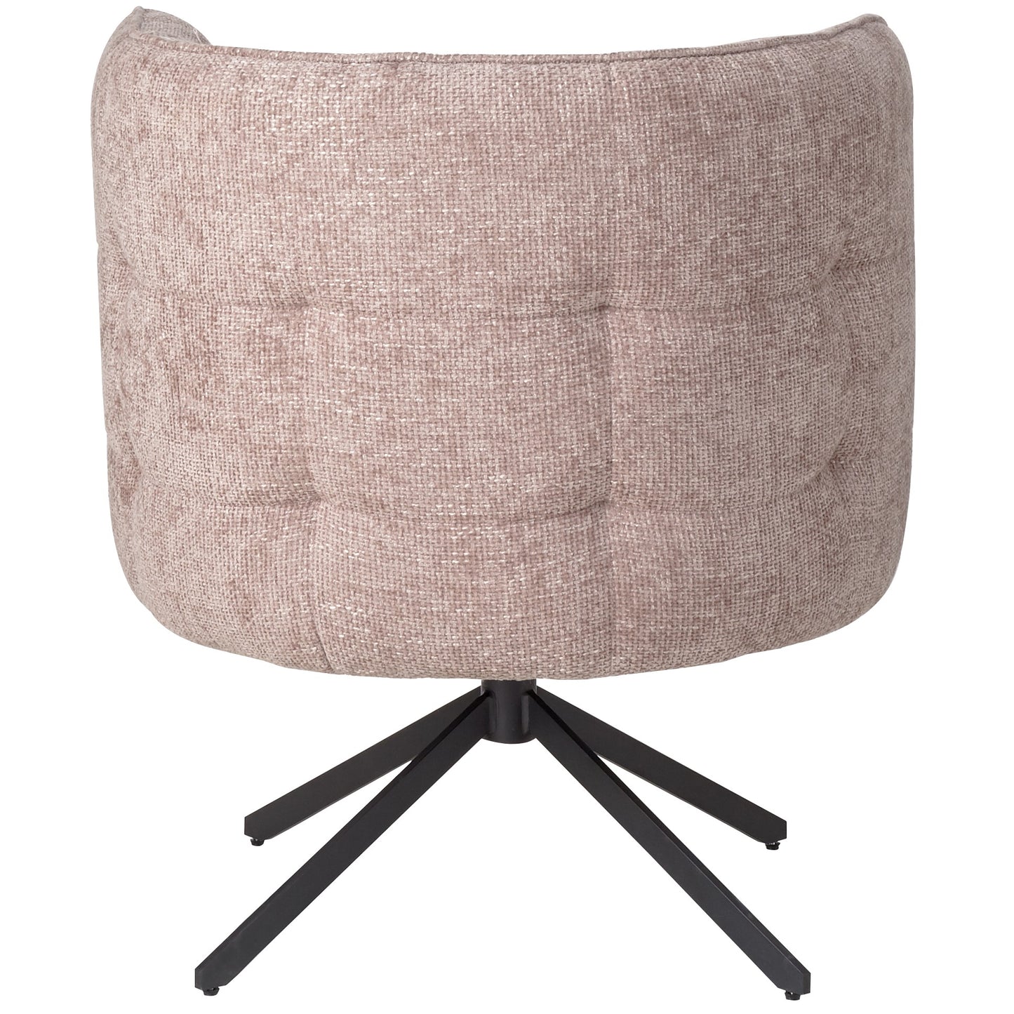 Odin Big Roze Eetkamerstoel Legacy 14 Flamingo met Zwart Onderstel 80x67x73 cm