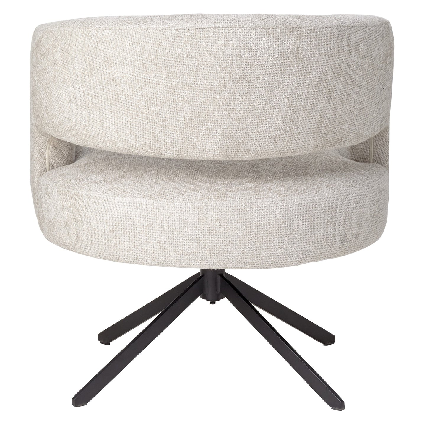 Baldr Crème Eetkamerstoel Legacy 15 Duifzwart Poot 76x74.4x72 cm