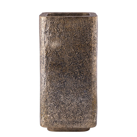Indira Gouden Aluminium Pot Set van 2 Met Dik Randje 99x48x48 cm