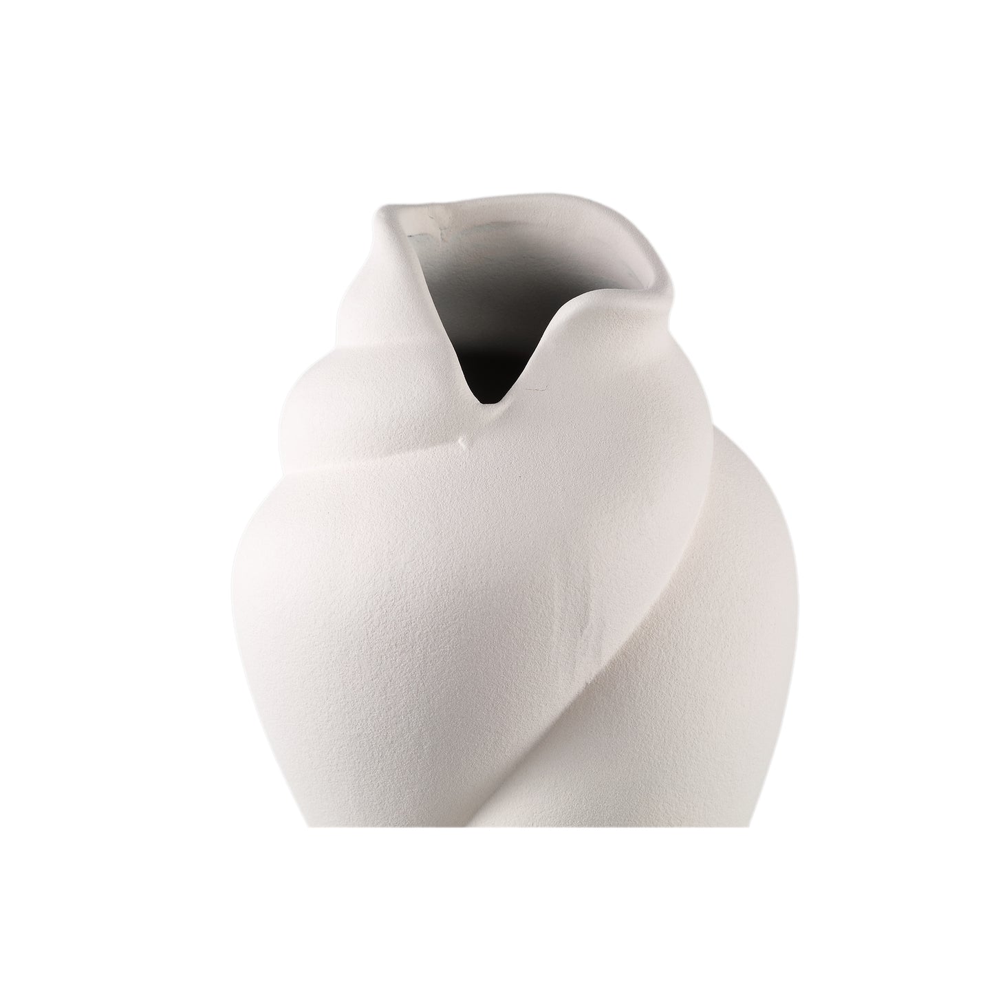 Donnella Crème Keramische Pot Set van 2 Stuks - 2 Sets 44x17x16 cm