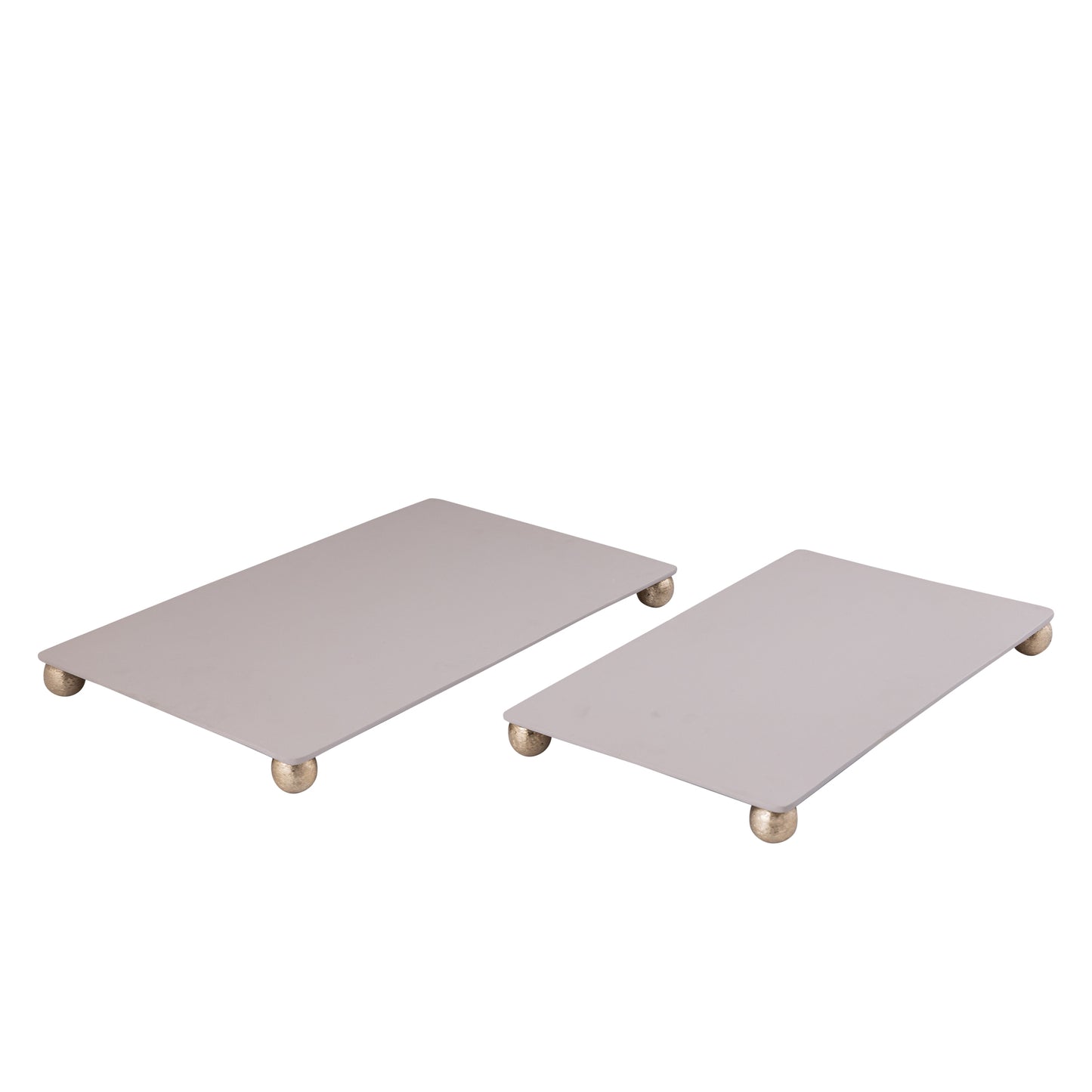 Uchizi Cream Casted Alu Rectangle Plate M