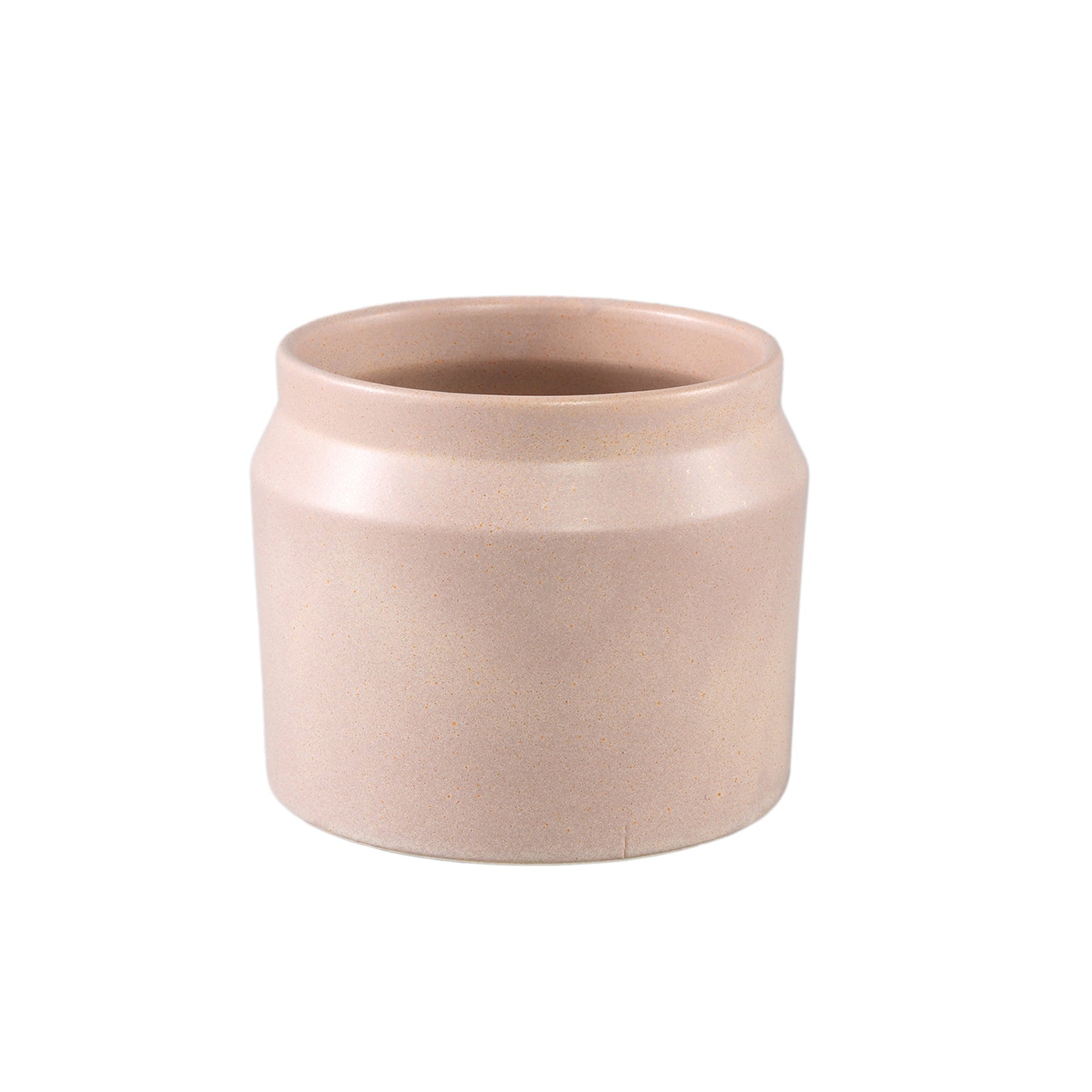 Jillanne Crème Keramische Ronde Pot Rand Set van 12 Stuks - 12 Sets 11x13x13 cm