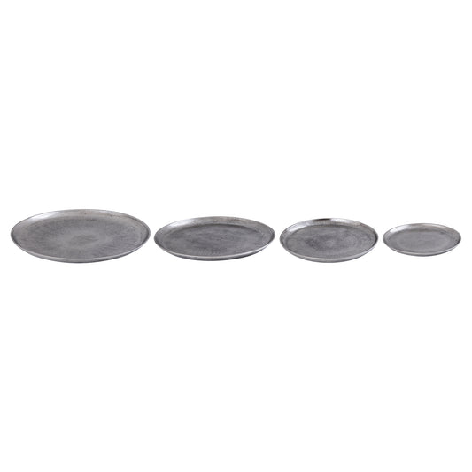 Afta Silver Casted Alu Simple Plate Round M