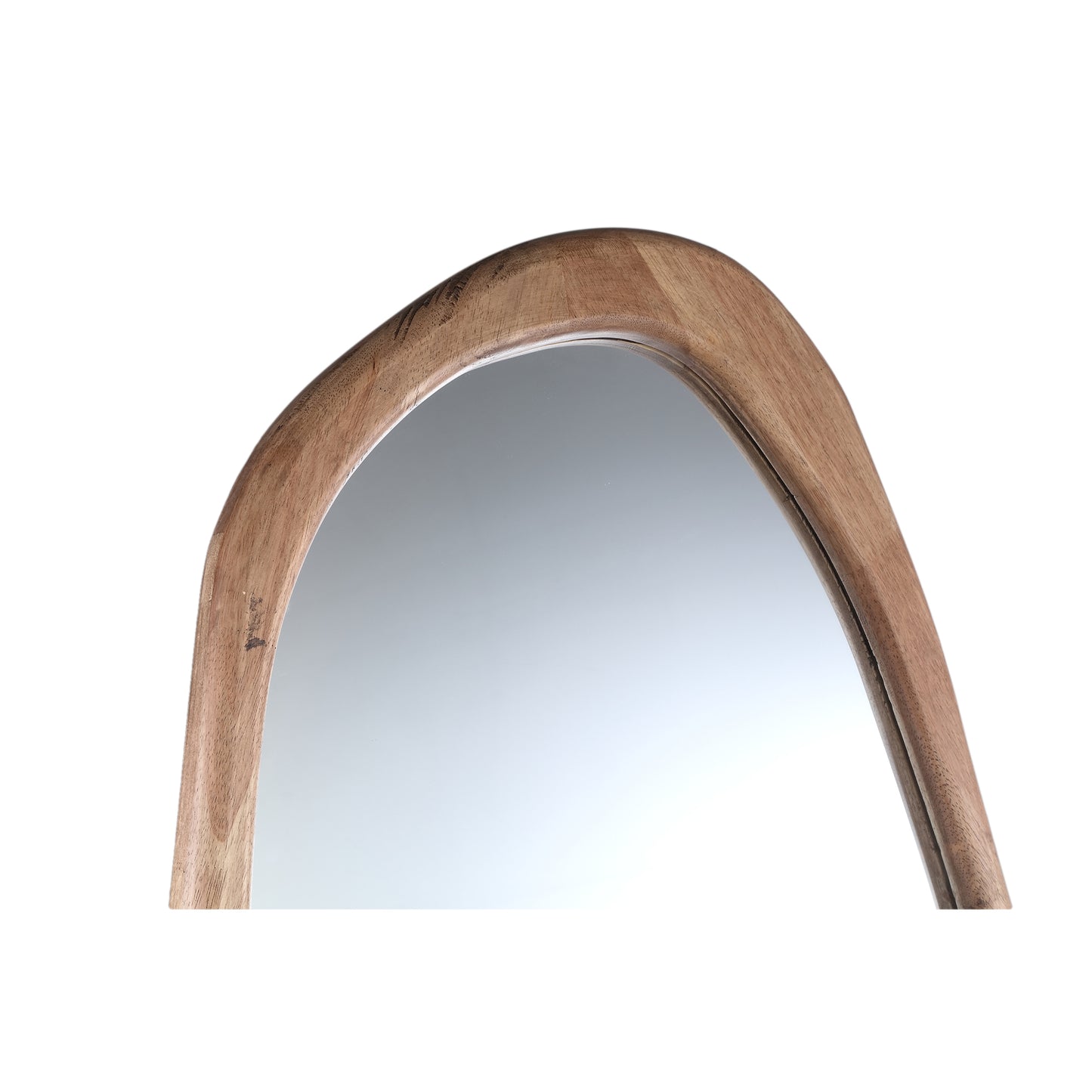 Neelix Natuurlijke Rubberhout Organische Spiegel L 120x68x3 cm
