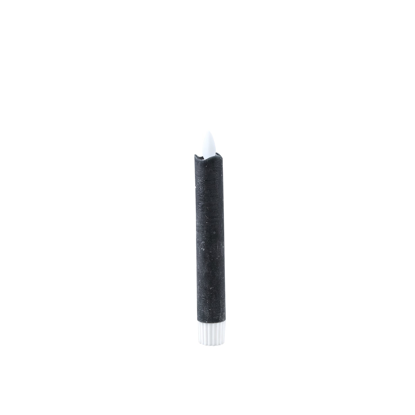 LED Dinerkaars Rustiek Zwart Moveflame Set van 6 Stuks - 6 Sets 15x2x2 cm