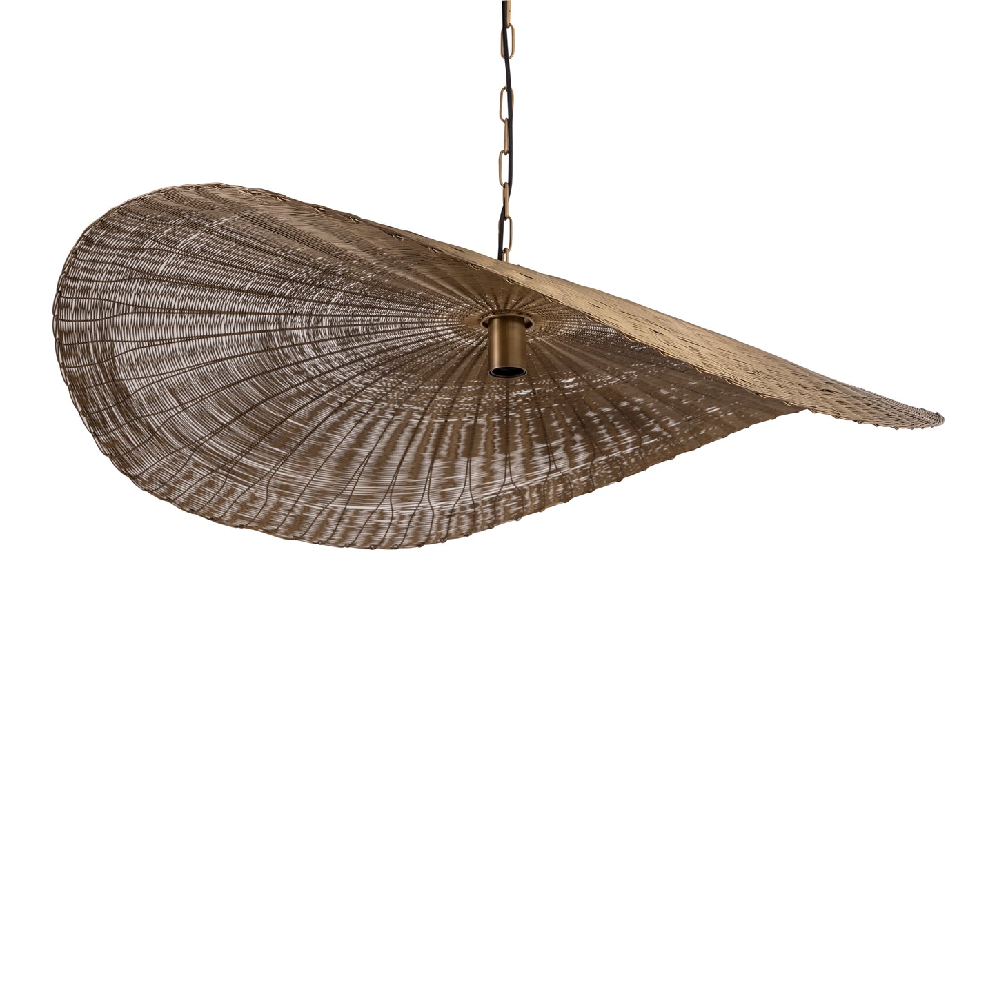 Shauney Gouden IJzeren Golvende Hanglamp Rond L 29x100x72 cm