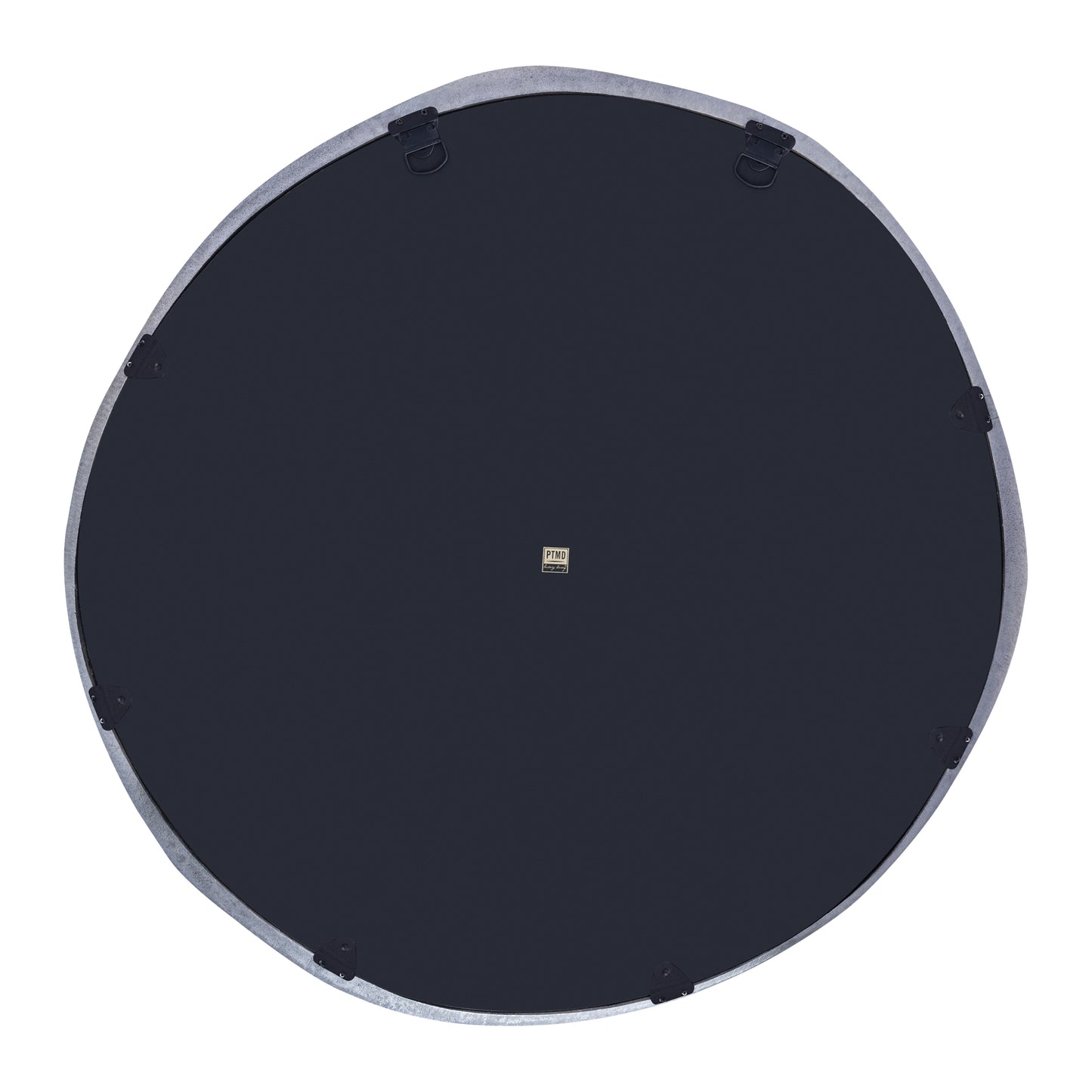 Limera Nickel Aluminium Ronde Spiegel Met Onregelmatige Rand L 115x115x2 cm