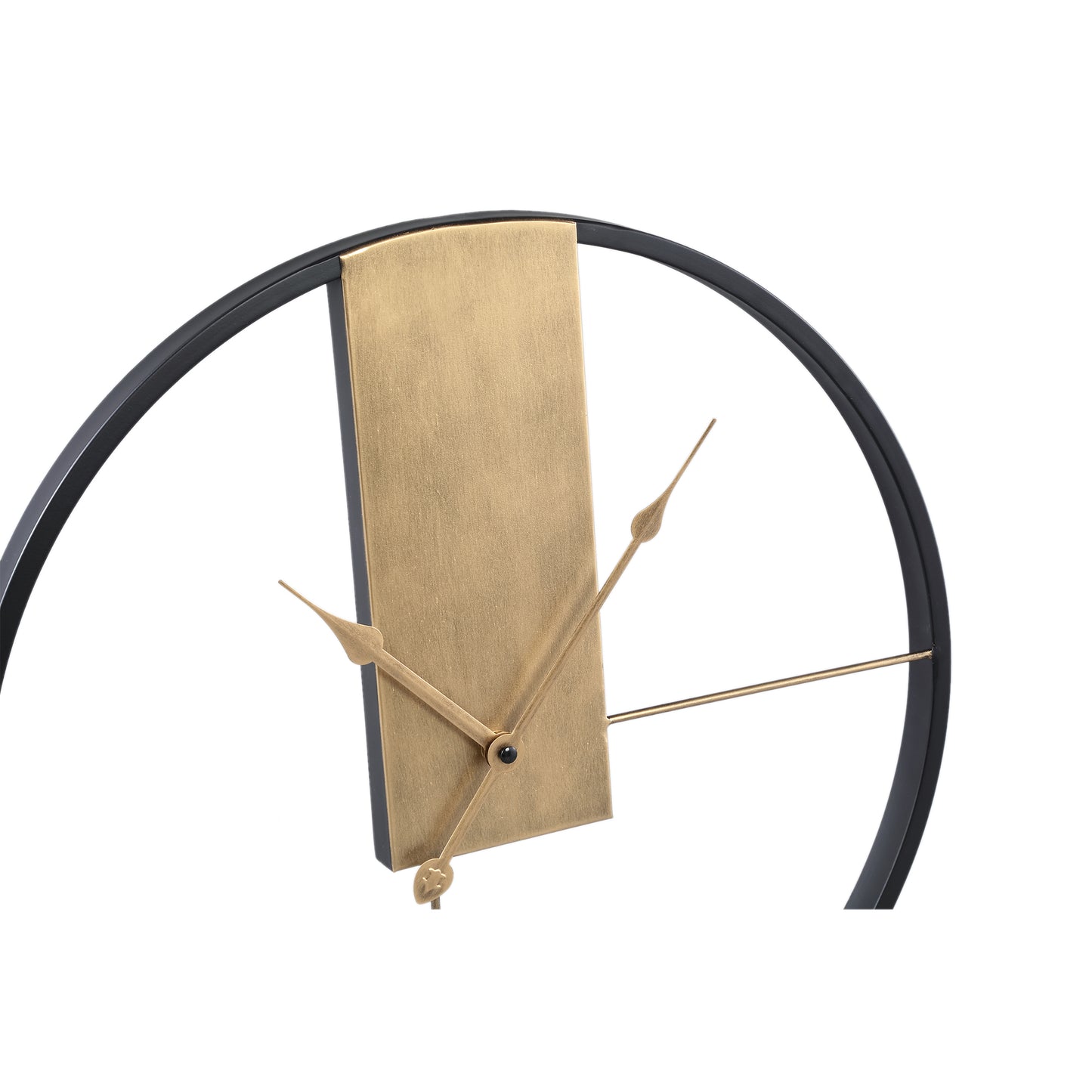 Lolae Gouden IJzeren Ronde Wandklok S Set van 2 - 2 Sets 43x43x3.5 cm
