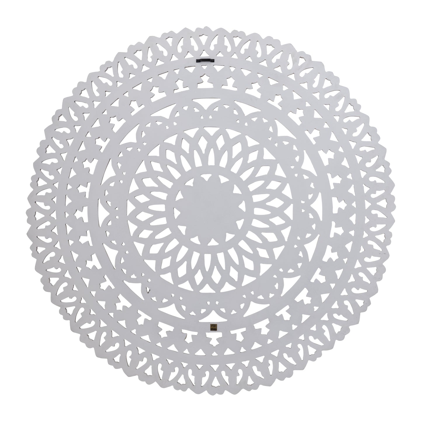 Farris Crème Rond Mdf Wandpaneel Gesneden L 120x120x1.5 cm