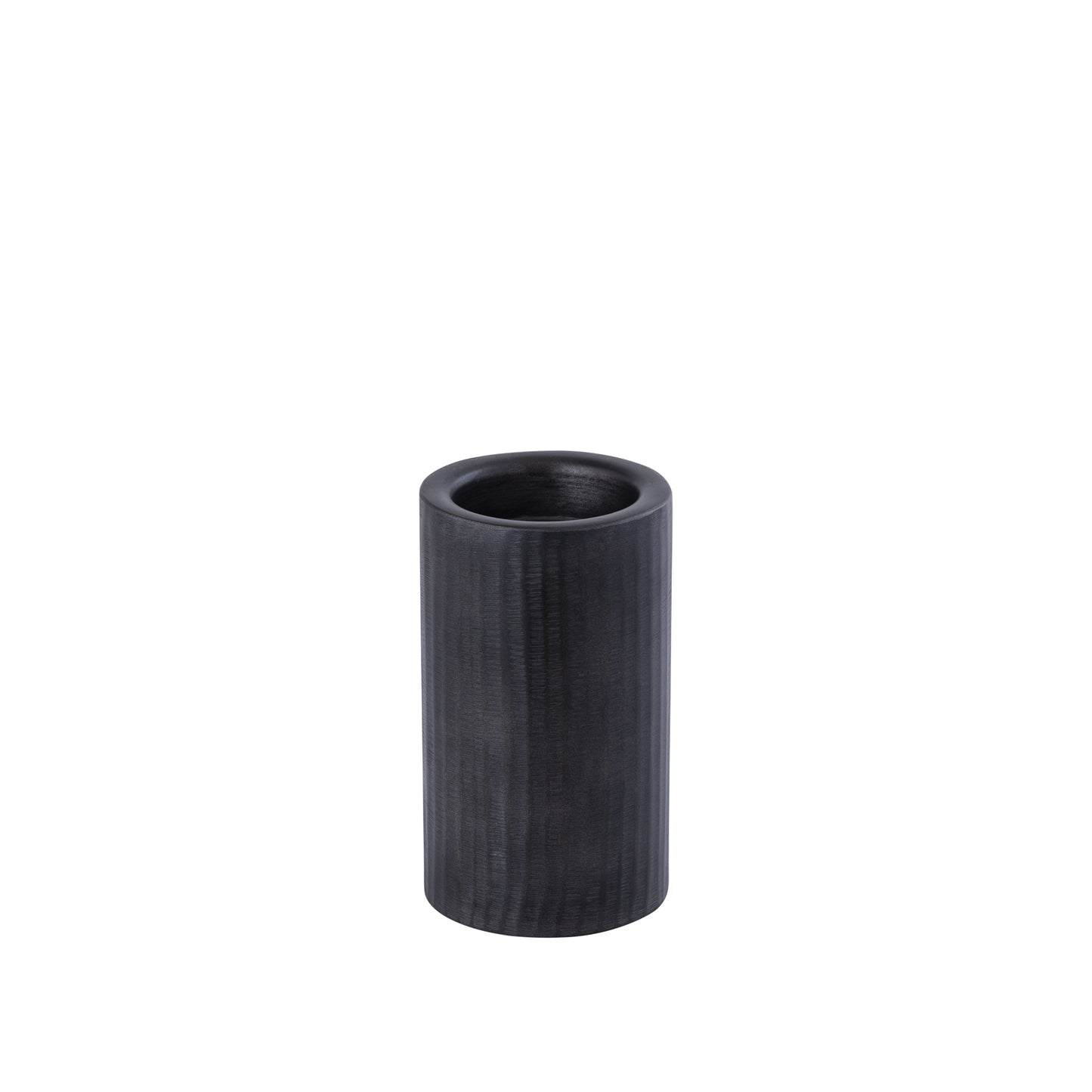 Jowad Grafiet Aluminium Kandelaar Ribbel S Set van 4 - 4 Sets 21.5x13x13 cm